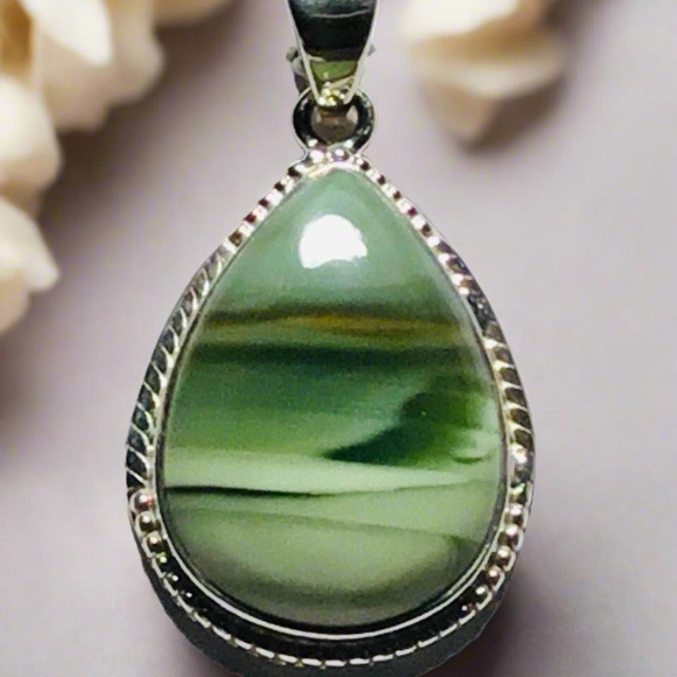 imperial-jasper-pendant-sterling-silver-rare-canada