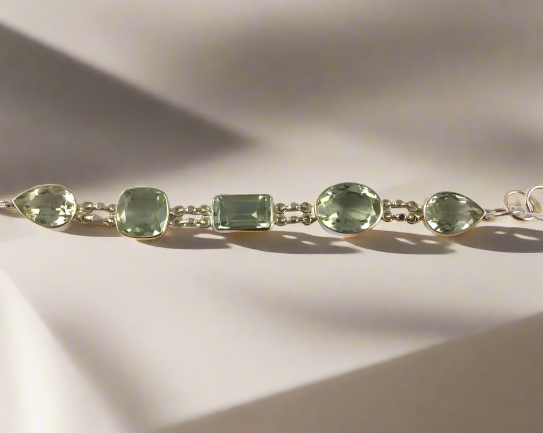 Green-amethyst-prasiolite-bracelet-sterling-silver