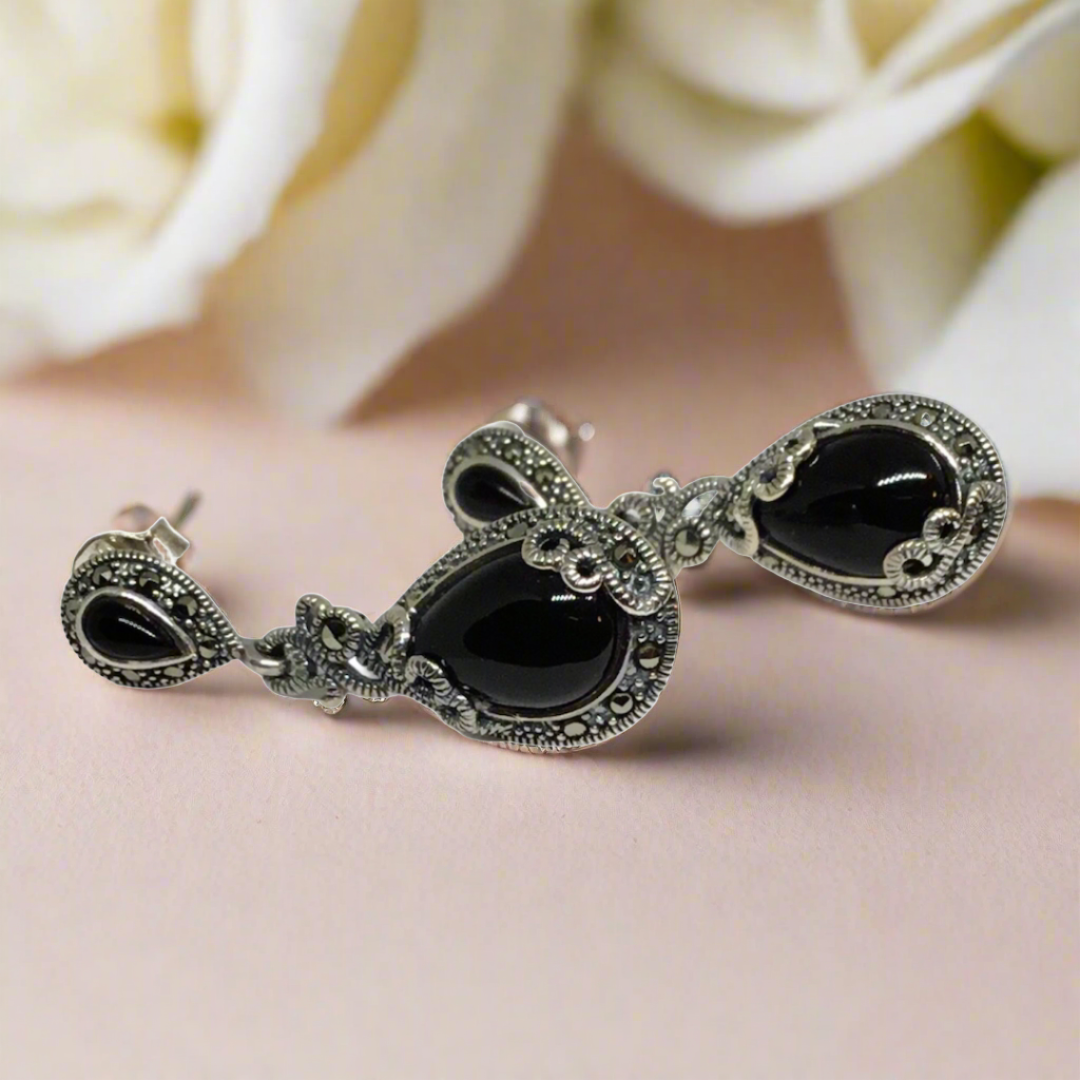 onyx-marcasite-earrings-arlana-exquisite-styles