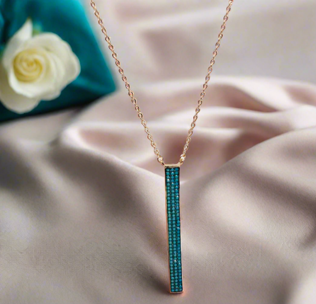 necklace-rose-gold-plate-sterling-silver