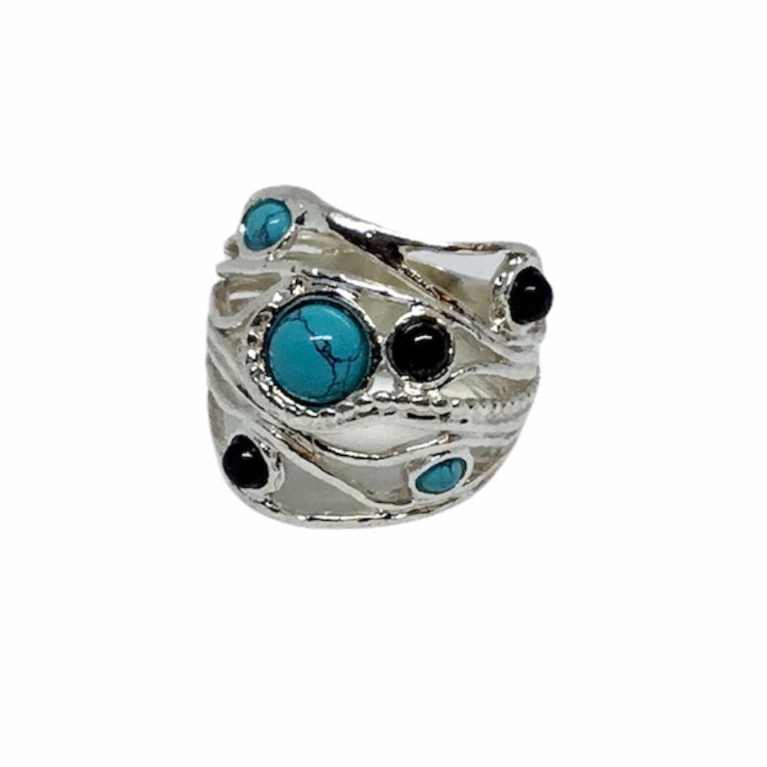 onyx-turquoise-ring-sterling-silver