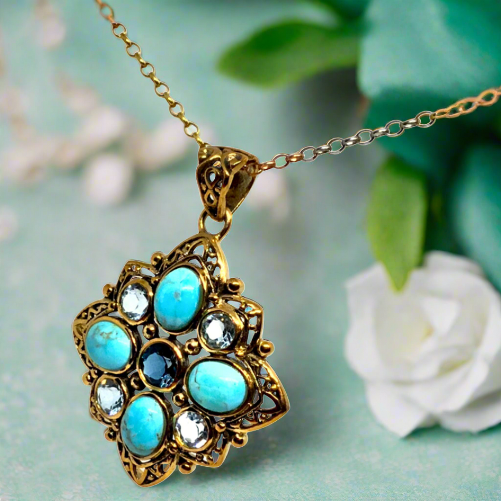 turquoise-blue-topaz-sterling-silver-pendant-canada