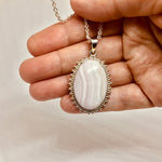 Load image into Gallery viewer, aragonite-earth-healer-gemstone-silver-pendant
