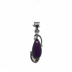 Load image into Gallery viewer, pendant-sterling-silver-sugilite-stone-rare
