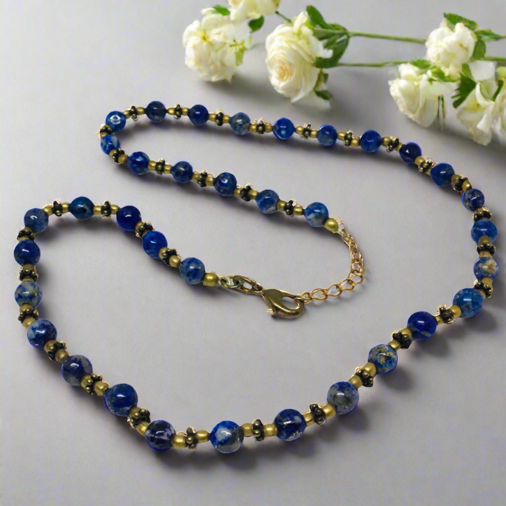 lapis-lazuli-beaded-brass-necklace