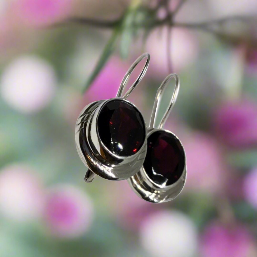 sterling-silver-garnet-earrings-arlana-exquisite-styles